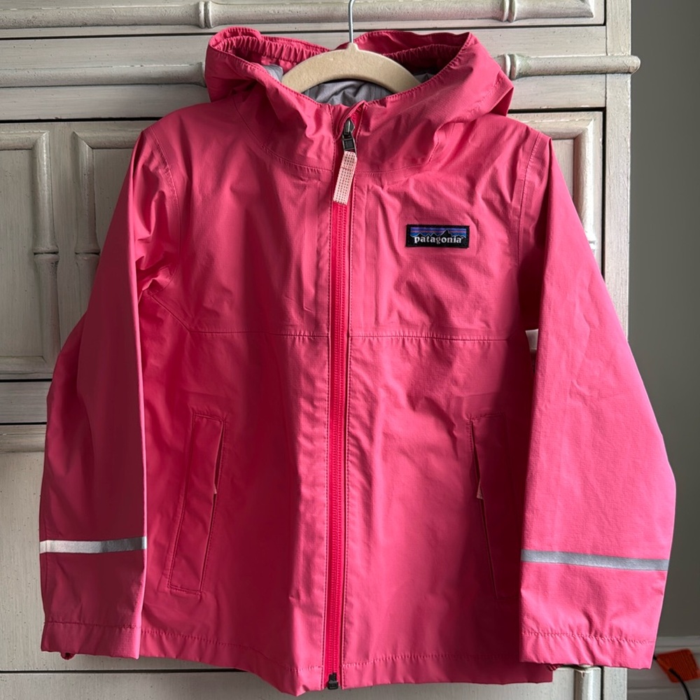 Patagonia Kids' Torrentshell 3L Rain Jacket, Pink